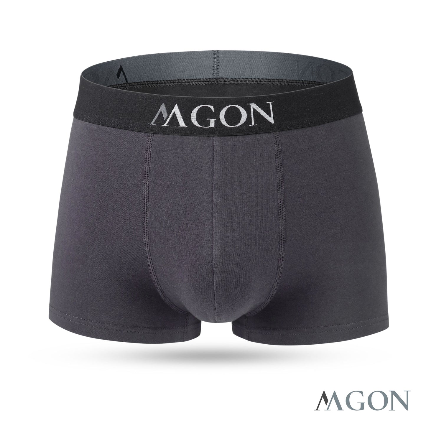 Boxershorts Herren dunkelgrau aus Baumwolle 3er Pack