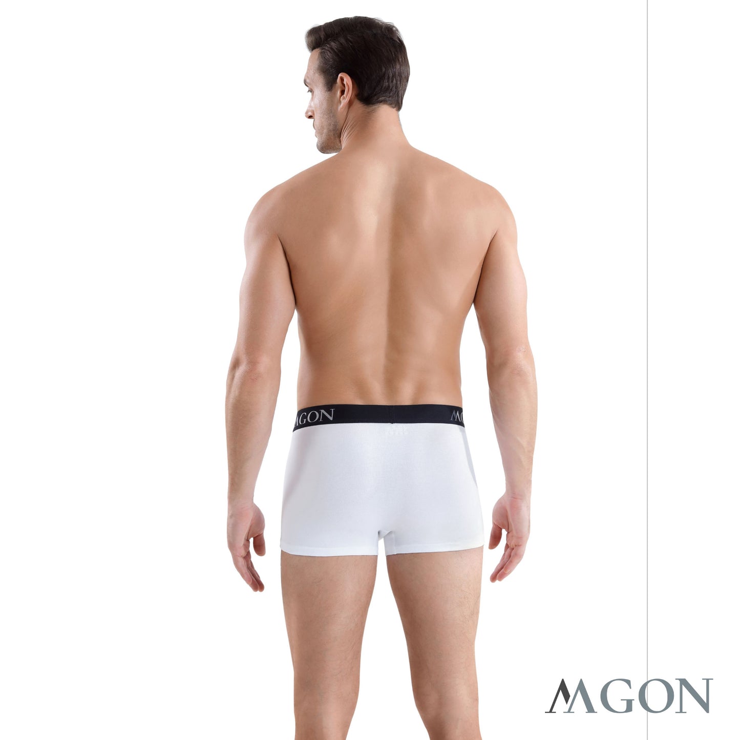 Boxershorts Herren weiss aus Baumwolle 3er Pack