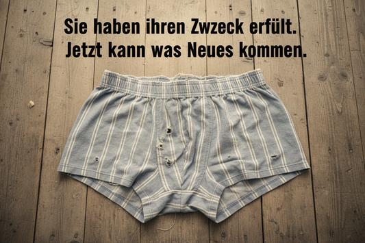 Sag deiner alten Schlabberbuchse „Leb wohl“. Sie hatte ihre Zeit.