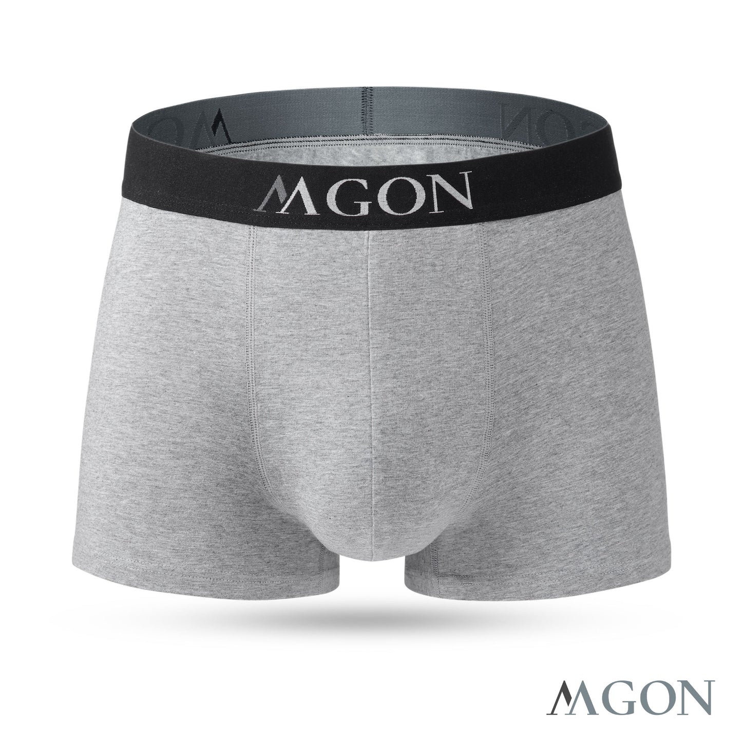 Boxershorts Herren grau aus Baumwolle 3er Pack