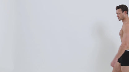 Boxershorts Herren weiss aus Baumwolle 3er Pack